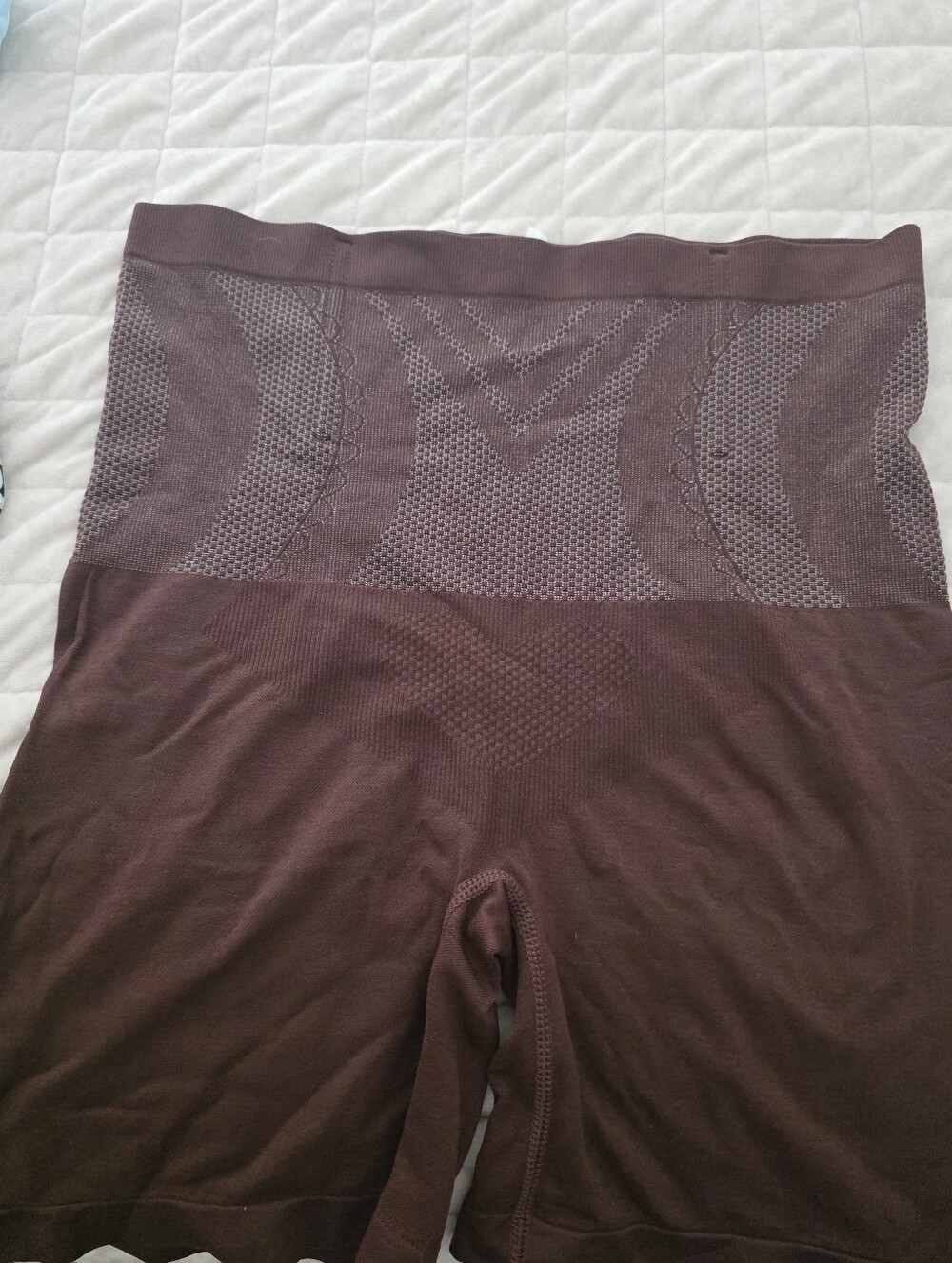 SHEIN Brown High-Waist Seamless Shapewear Shorts